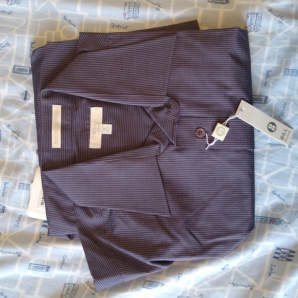 Men's Bill Blass Button Down Shirt in Mulberry, Size 16-32/33 - Picture 1 of 1